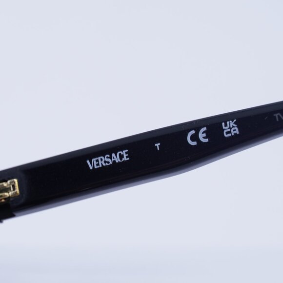 Versace Kids VK3321U GB1 Eyeglasses Black 48mm Cat Eye Frame - Picture 9 of 10